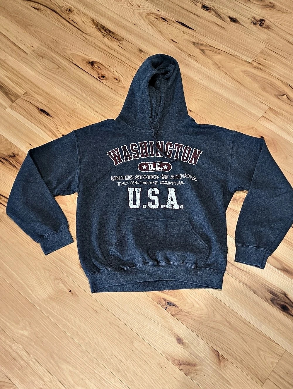 Gildan Washington USA Graphic Hoodie Size Medium